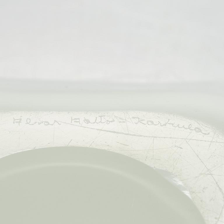 Alvar Aalto, 1 osa lasiveistoksesta, ”Aallon-kukka” 9767C, signeerattu Alvar Aalto Karhula.