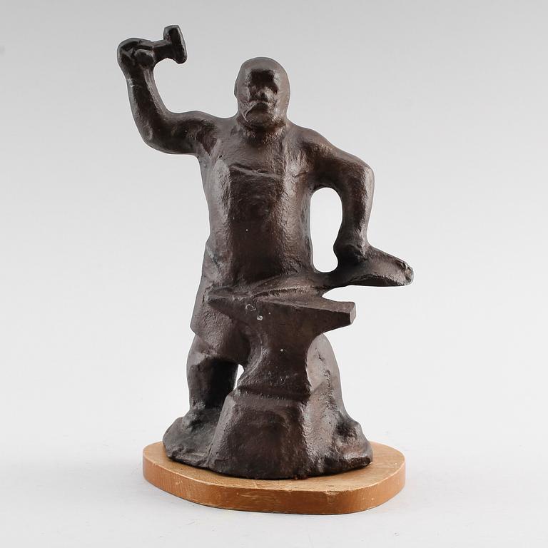 ALLAN EBELING, skulptur, brons, signerad, daterad 68.