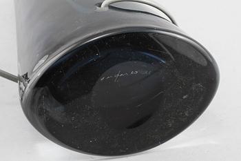 BORDSLAMPA, glas, Carl Fagerlund, Orrefors, 1900-talets andra hälft.