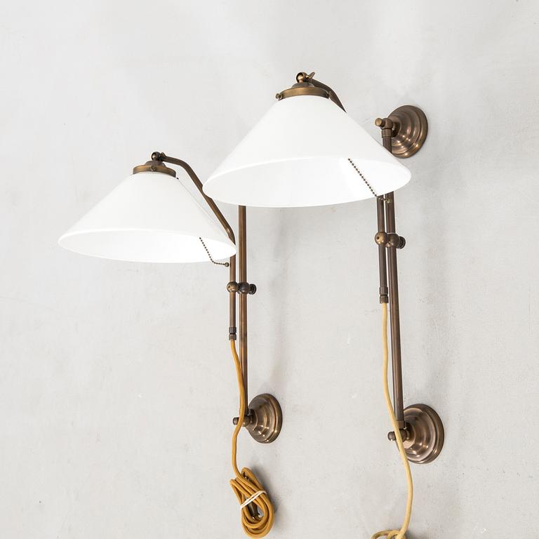 Vägglampor ett par modern tillverkning Tyskland.