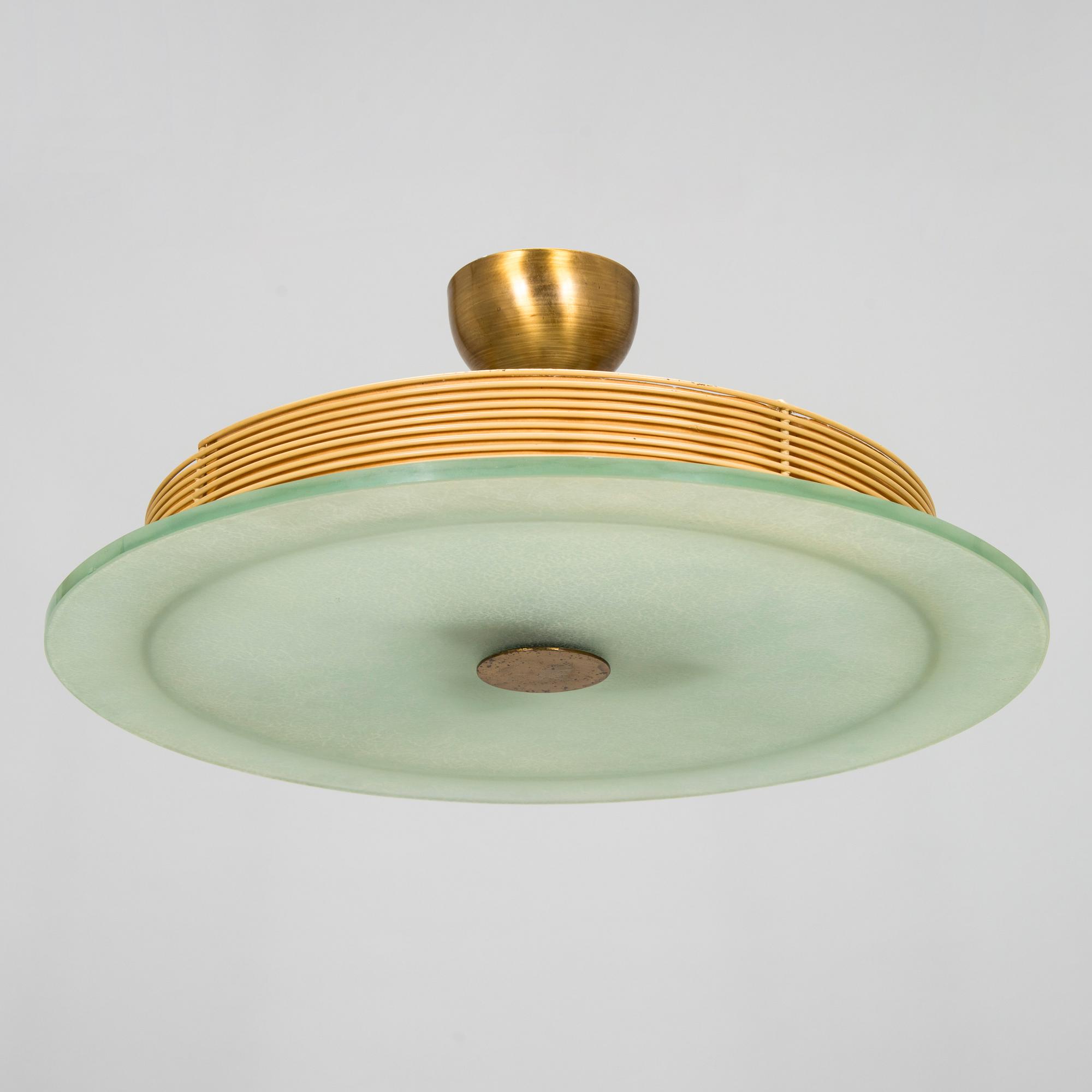 Paavo Tynell, taklampa, modell 1160. Taito Oy, 1930-tal.