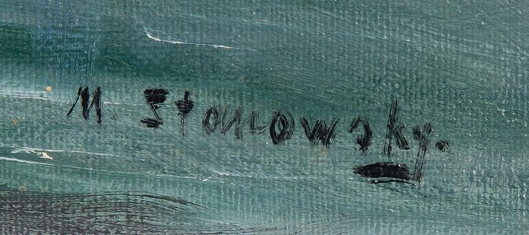 MIKAEL STANOWSKY, oil on canvas, signed.