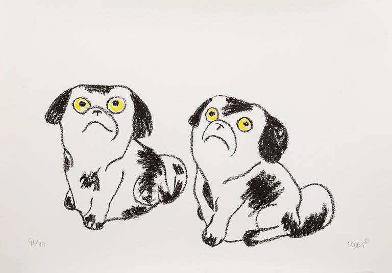 Marianne Lindberg De Geer, Two Dogs.