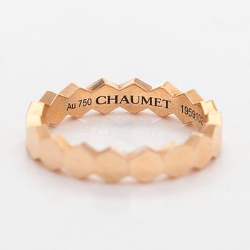 Chaumet, sormus, "Bee My Love" 18K ruusukultaa ja briljanttihiottu timantti.