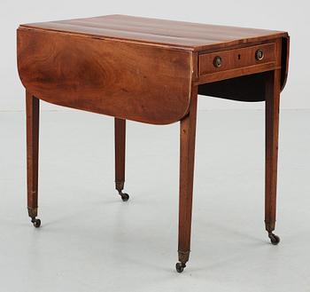 KLAFFBORD, sk pembroke table, England, 1800-tal.