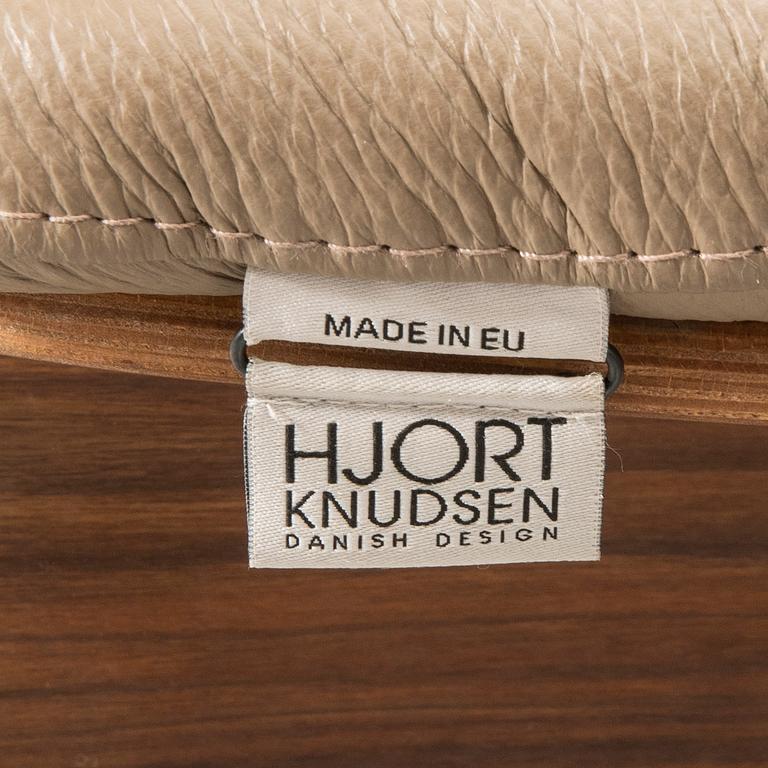 Hjort Knudsen armchairs, a pair, Denmark, late 20th century.