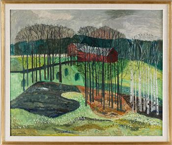 HARRY WICHMANN, olja på pannå, signerad och daterad -72.