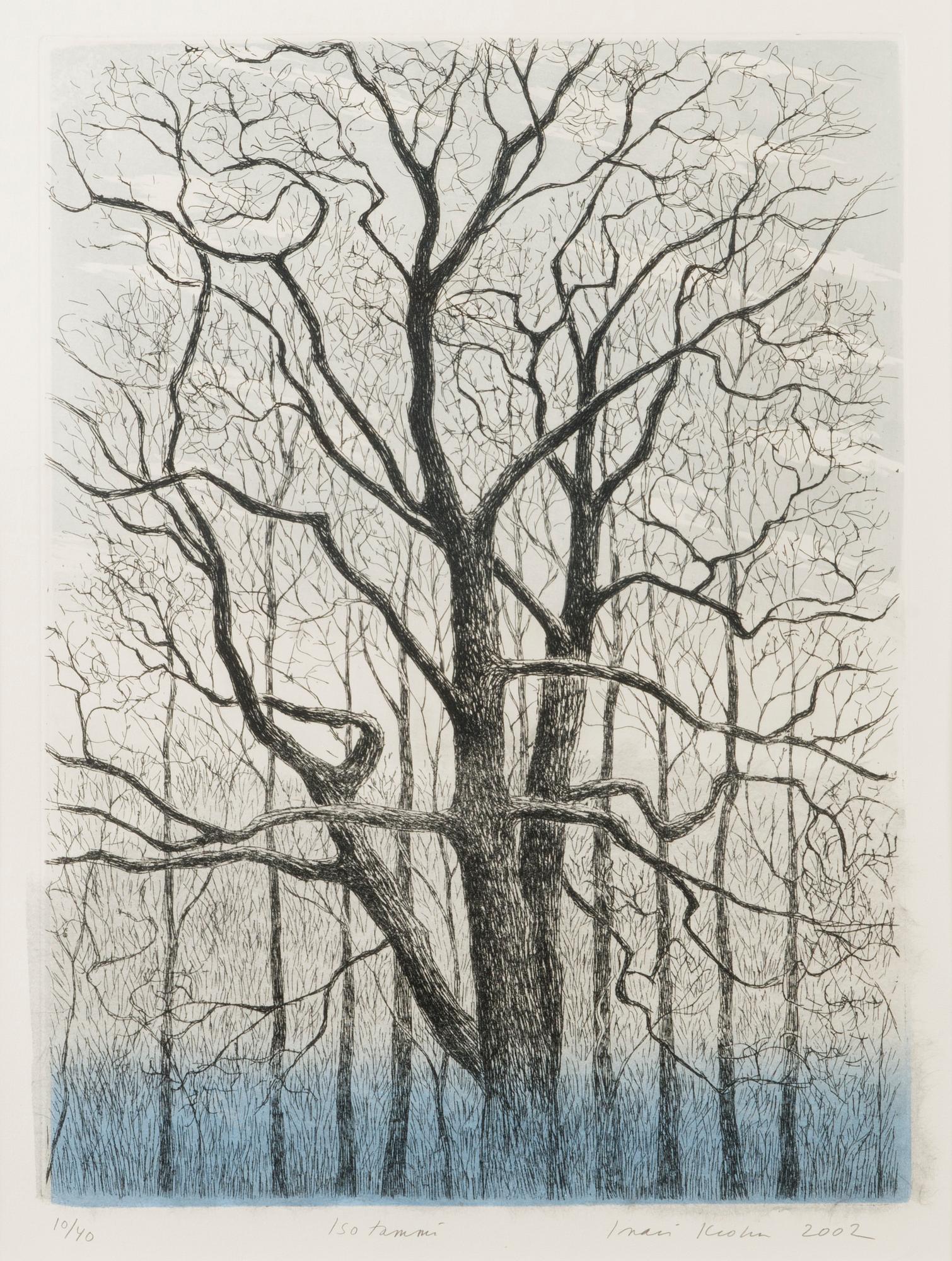 INARI KROHN, etching, signed and dated 2002, numbered 10/40.