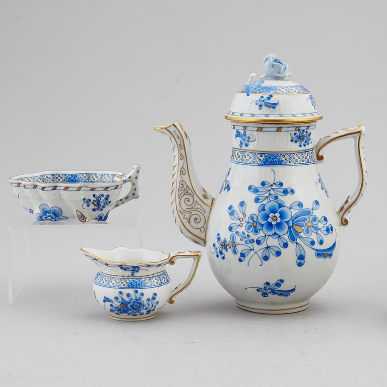 A Herend porcelain coffee and tea service, Hungary, 20th century (14 pieces).