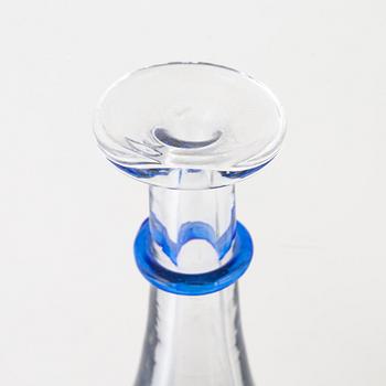 Bertil Vallien, 4 delar, glas, Kosta Boda, signerade.