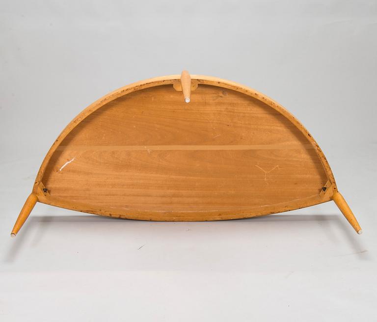 Johannes Andersen, a Swedish 1960s oak wood coffee table, 'Capri', Trensum.