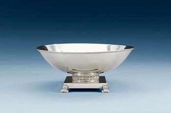 A CG HALLBERG silver bowl, Stockholm 1934.