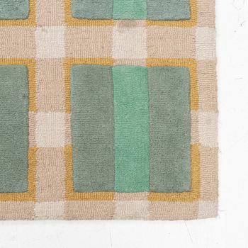 Evelina Kroon, a tufted carpet, "Fern Garden", Layered, ca. 350 x 250 cm.
