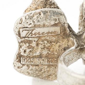 Theresia Hvorslev, ring, sterling silver, Mema, Lidköping, 1972.