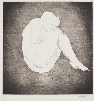 Gudmar Olovson, aquatint. Signed Gudmar and numbered 17/50 in pencil.