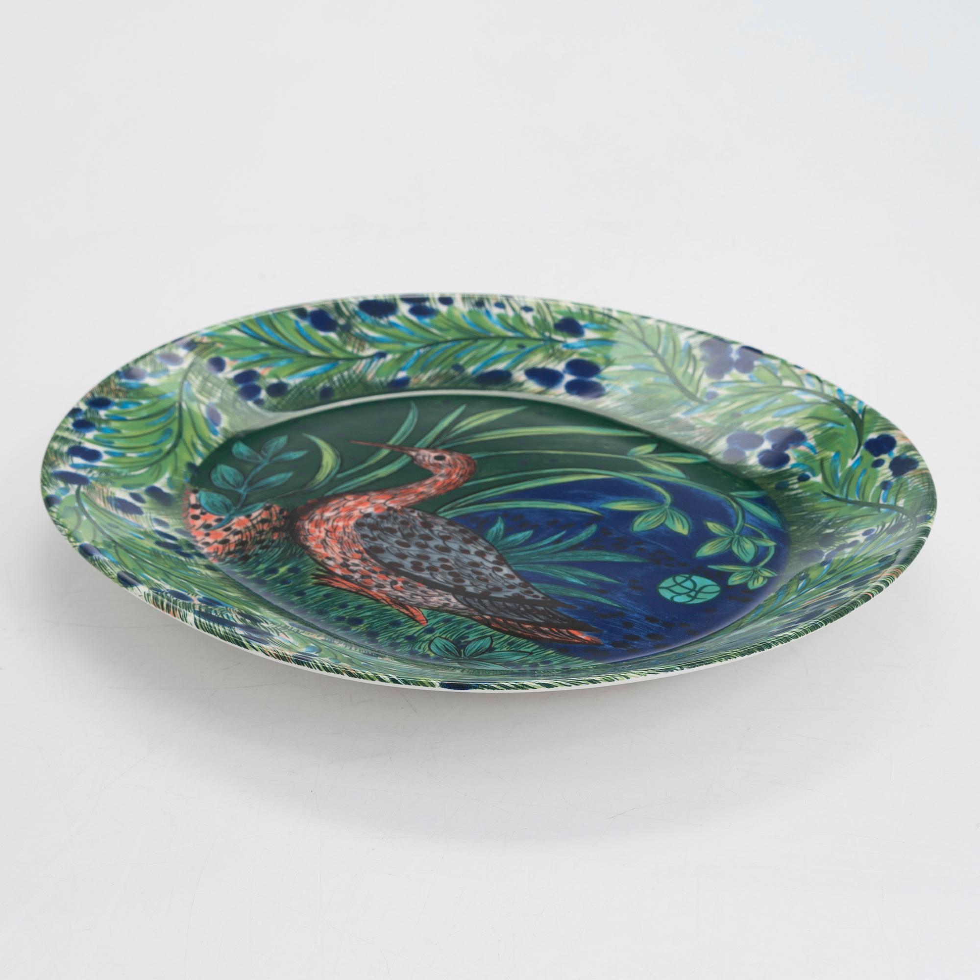 Dorrit von Fieandt, fat, porslin, signerad DF, stämpelmärkt Hubertus Pro Arte 1993, Arabia.