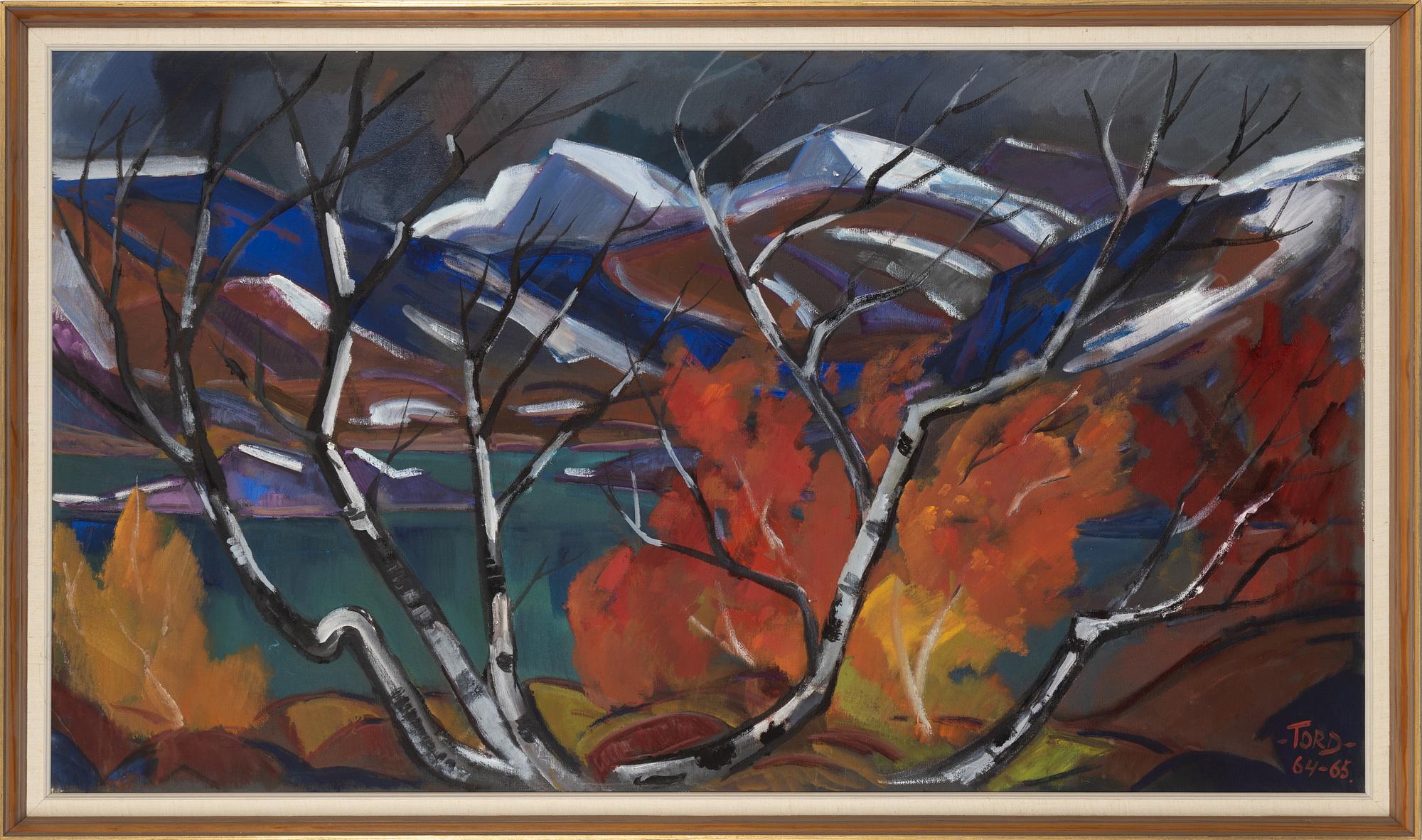 Tord Leander-Engström, oil on canvas, signed and dated -64-65.