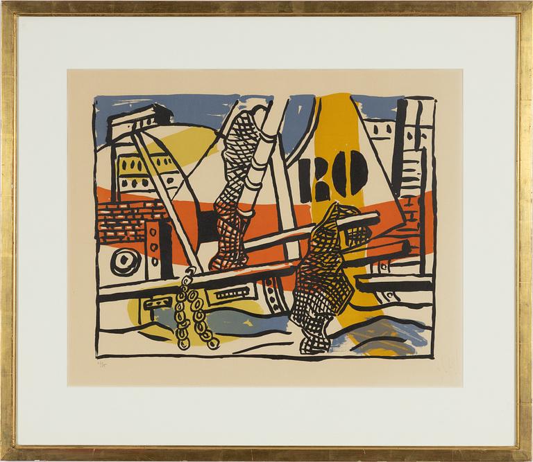 Fernand Léger, "Le port de Trouville".