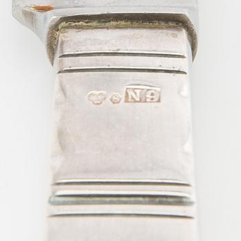 Jacob Ängman, bestick 18 dlr "Rosenholm" silver, GAB Stockholm 1959-1965.