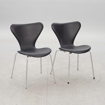 STOLAR, 6 st. "Sjuan", Arne Jacobsen för Fritz Hansen.
