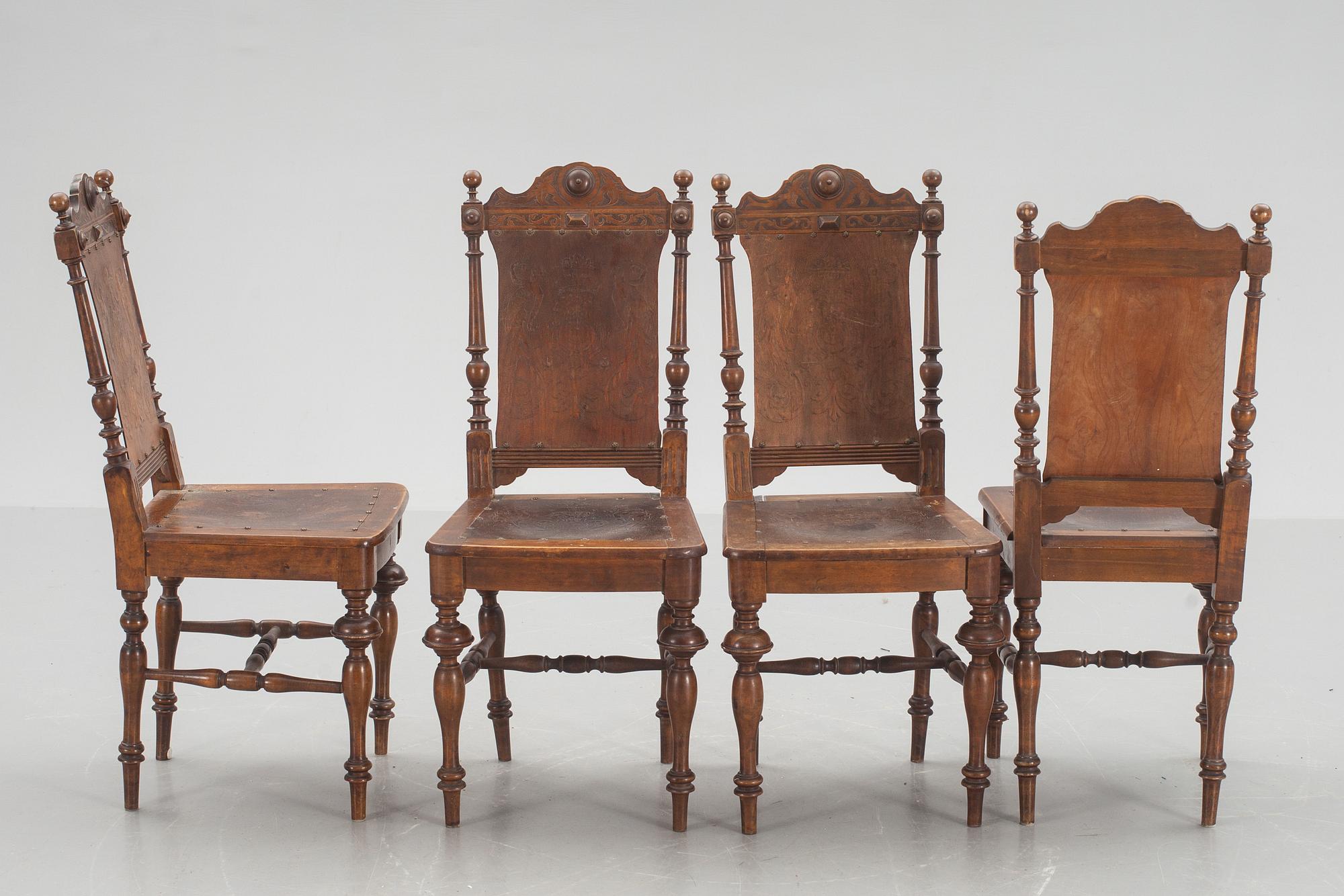 STOLAR, 4 st, Nyrenässans, 1800-talets slut.
