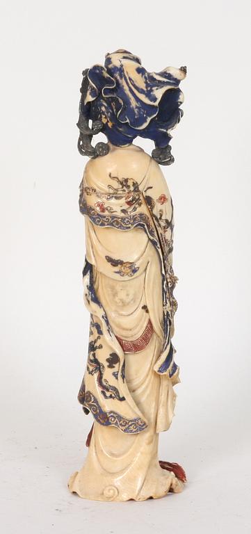 FIGURIN, ben, orientalisk, 1800/1900-tal.