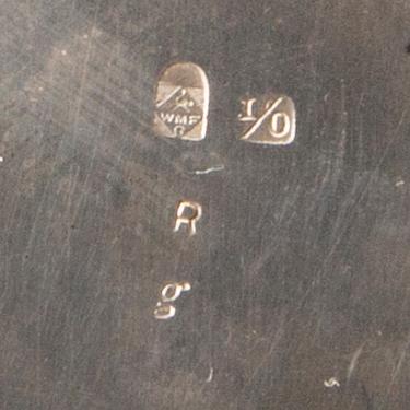 WÜRTTEMBERGISCHE METALLWARENFABRIK (WMF), kaffeservis, 3 delar, nysilver, Tyskland.