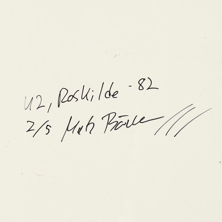 Mats Bäcker, photo, signed 2/5 verso.