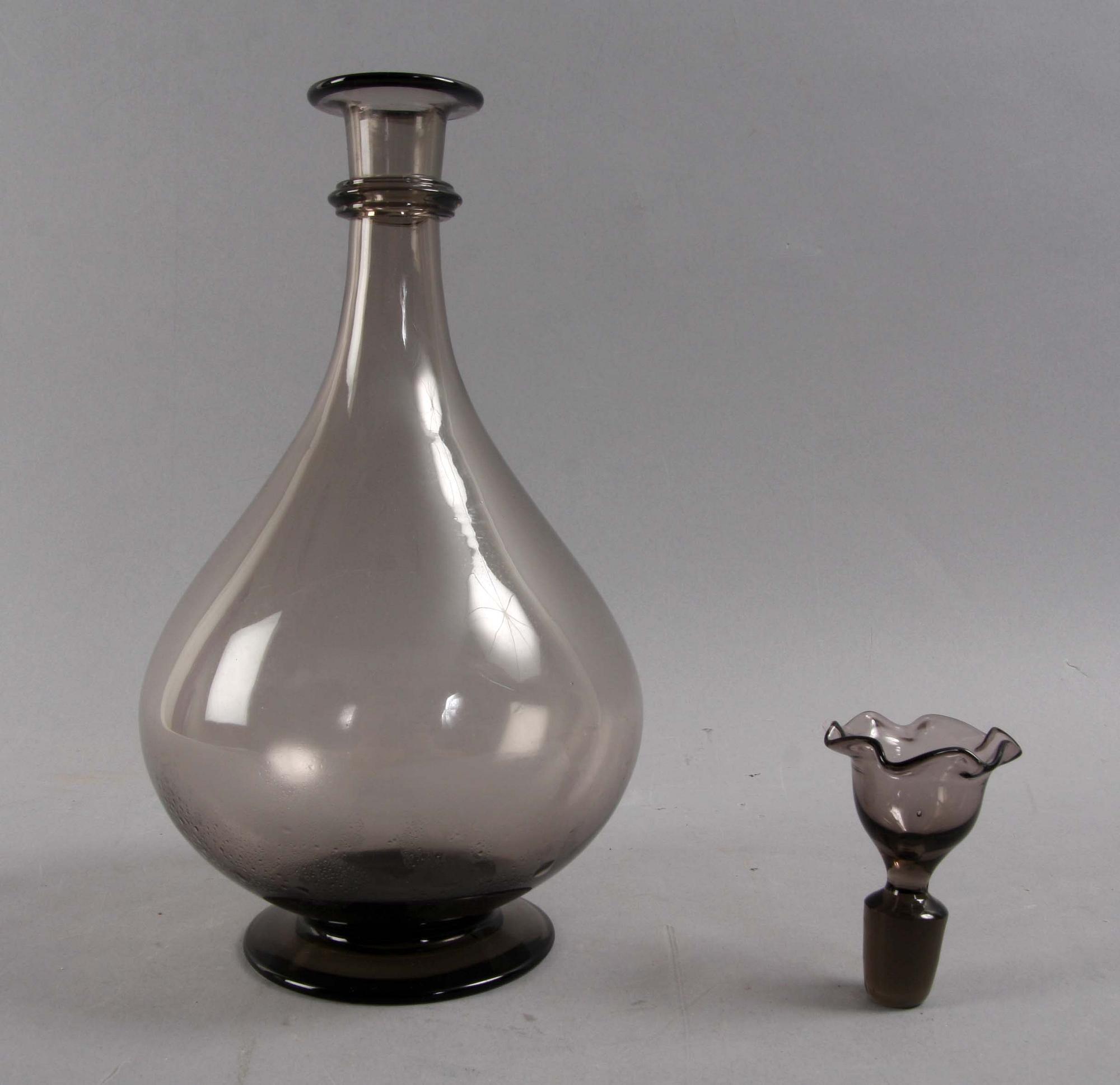 KARAFF MED PROPP, glas, Simon Gate, Sandvik.
