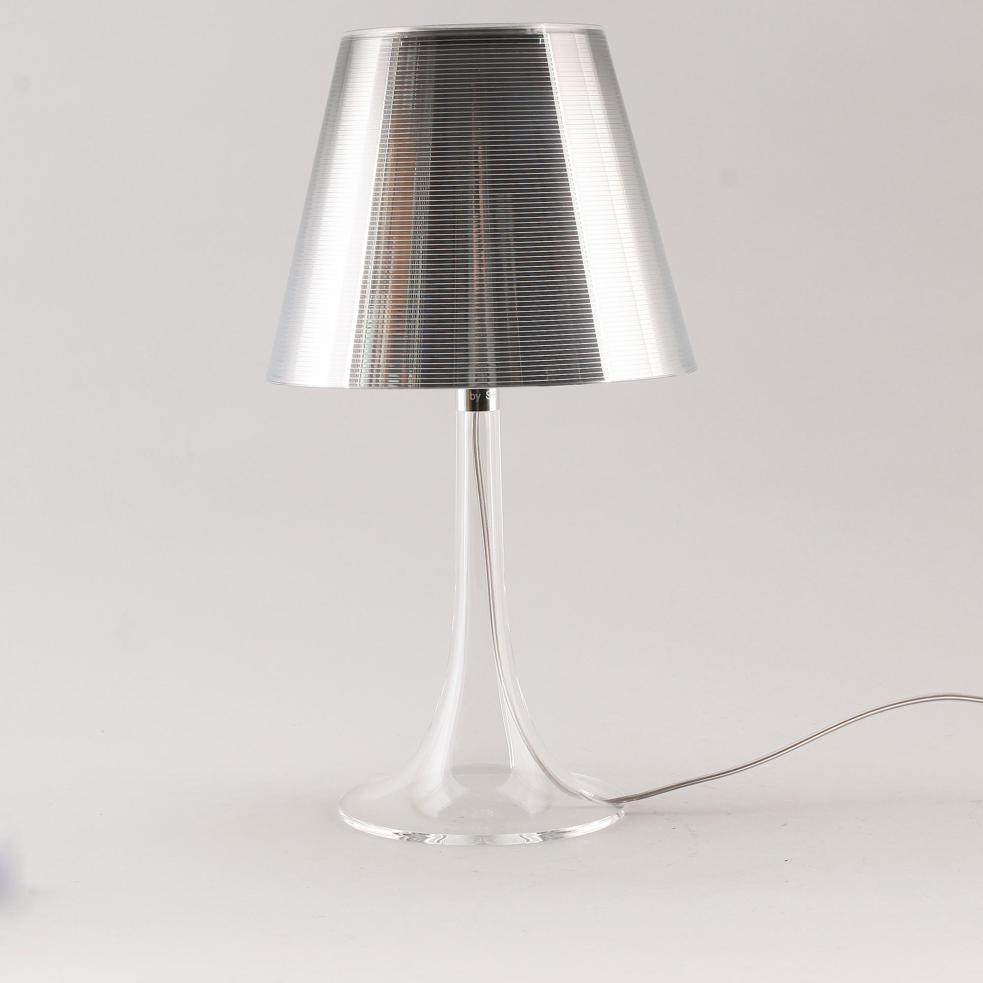 BORDSLAMPA, "Miss K", Philippe Starck, Flos, Italien.