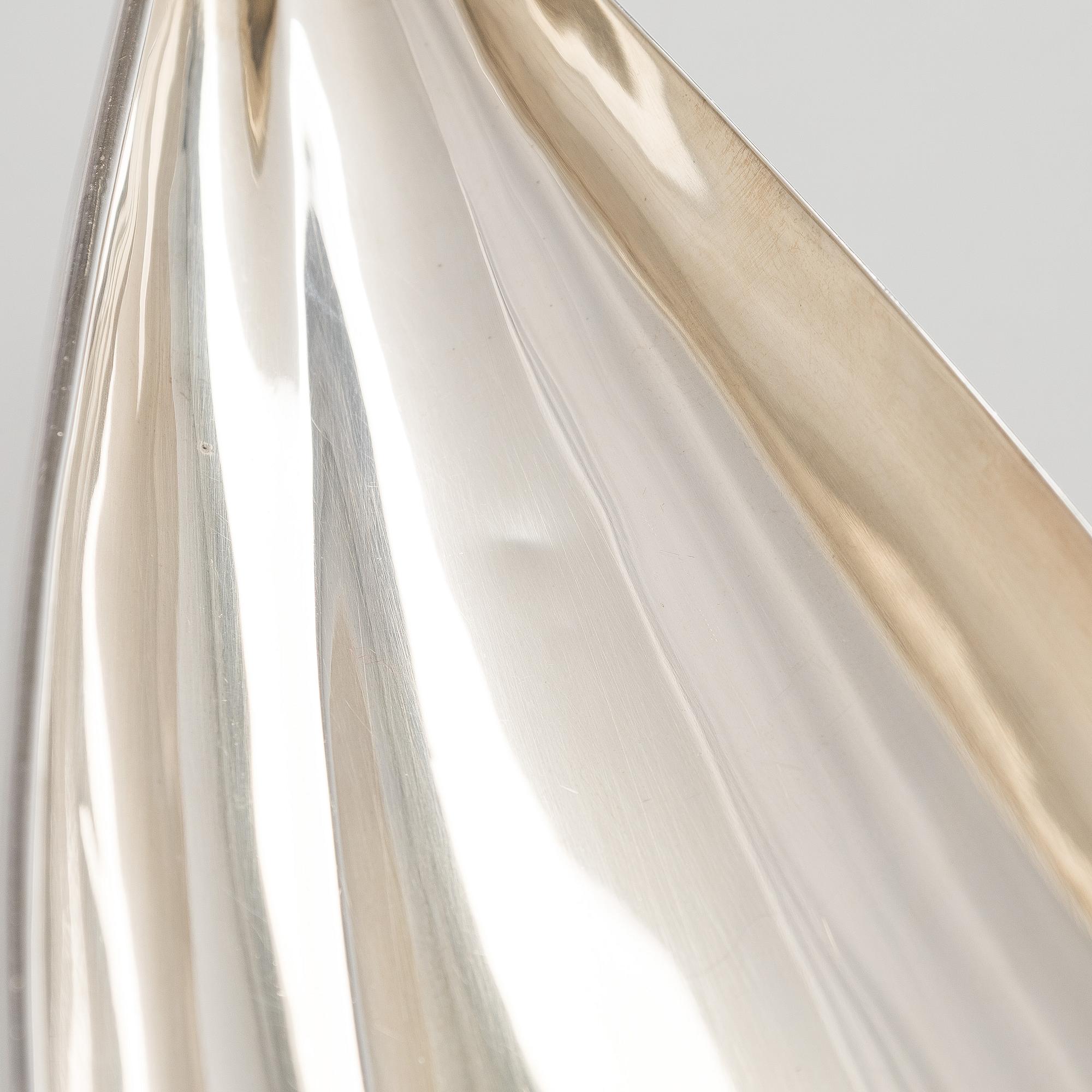 Tapio Wirkkala, a silver bowl TW 9, Kultakeskus, Hämeenlinna, Finland 1956.