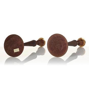 Ljusstakar, ett par, England, 1800-talets första hälft, Regency.