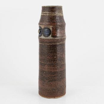 Lisa Larson, a unique chamotte stoneware vase, Gustavsberg Studio, Sweden.