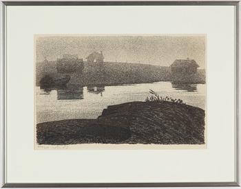 Roland Svensson, lithograph in color, signed and numbered 284/350.
