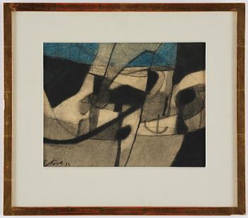 Maurice Estève, ”Paysage aux Chardons” (Dessin no 3).