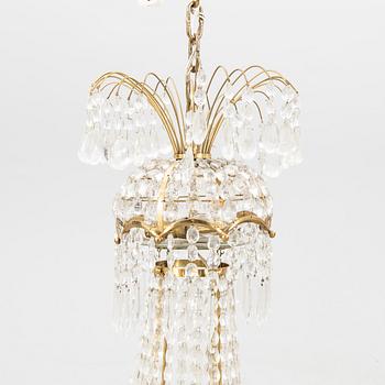 An Empire style chandelier 20th century.