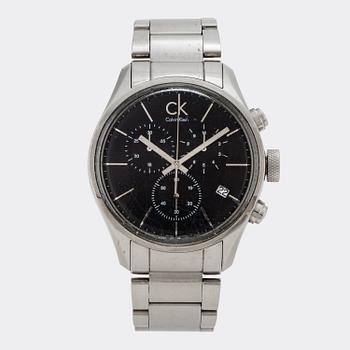 Calvin Klein, chronograph, wristwatch, 43 mm,