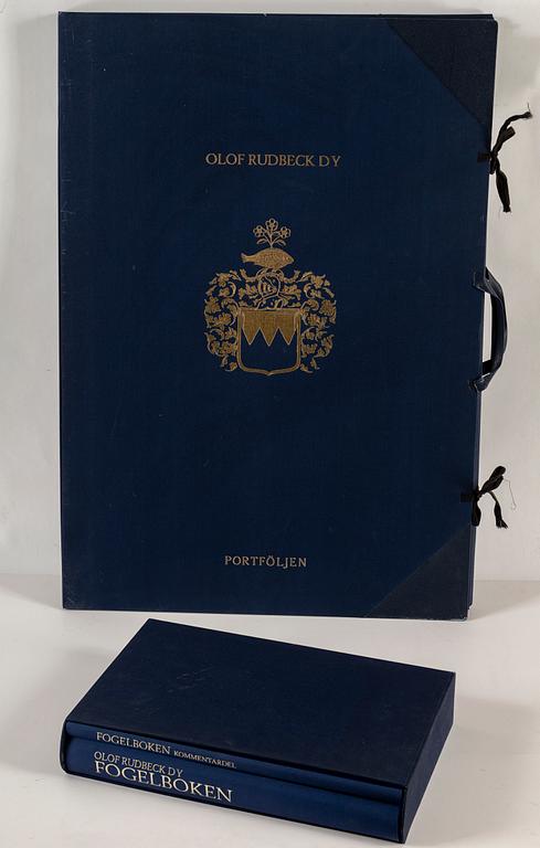 Olof Rudbeck the younger, after, a portfolio and two books, 1985. Numbered 285/1499.