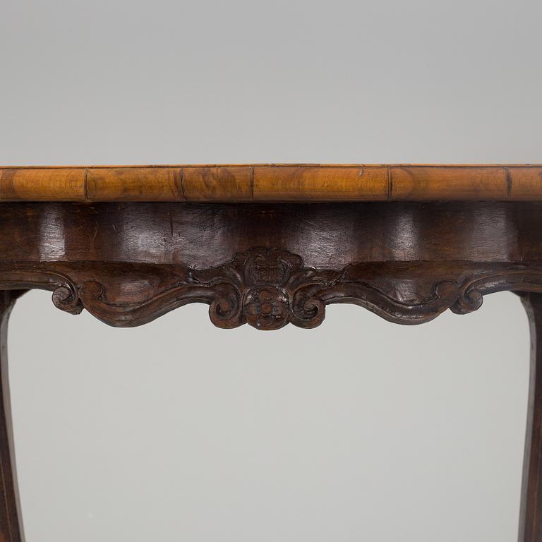 A mid 18th century rococo table.