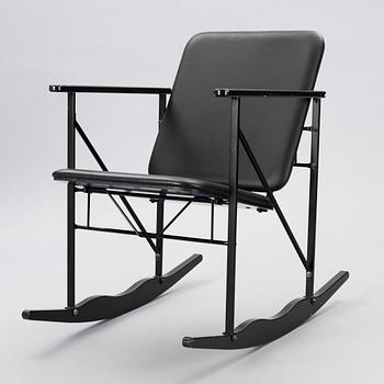 A 1980s model A-509 rocking chair for Avarte, Finland.