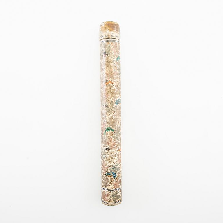 Document tube, Ottoman, 19th / 20th century.