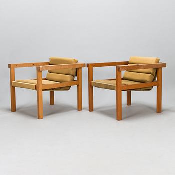Haroma, Saarinen och Salo, fåtöljer, ett par, konstnärlig gemensam utformning, beställningsarbete 1960.