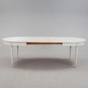 MATSALSGRUPP, 9 delar, gustaviansk stil, 1900-talets andra hälft.