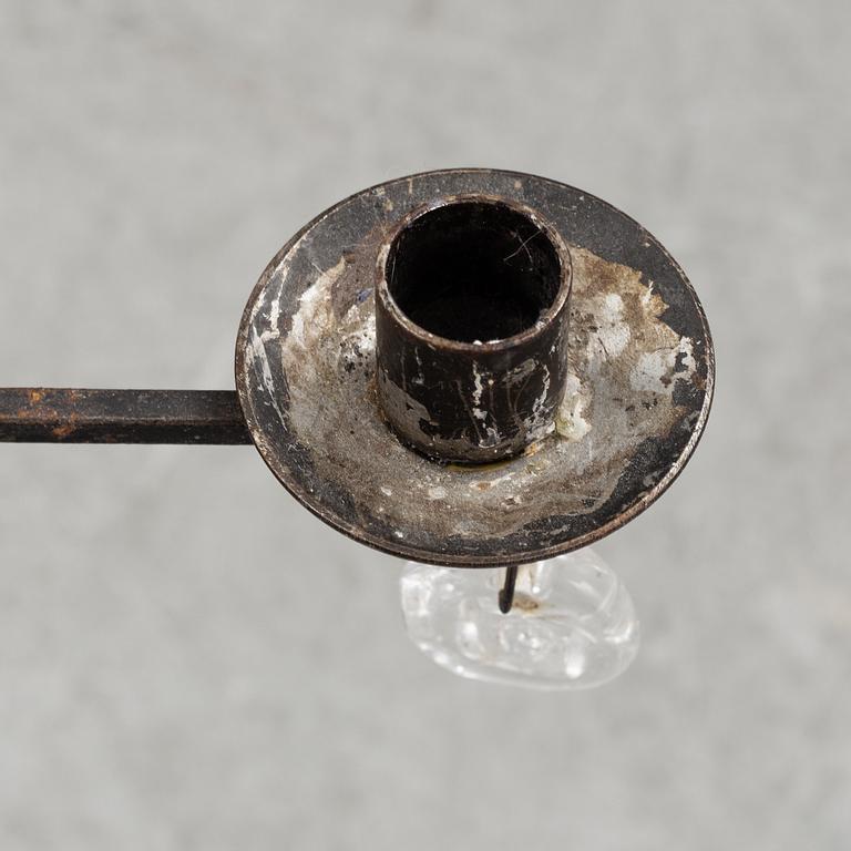 ERIK HÖGLUND, an iron and glass chandelier.