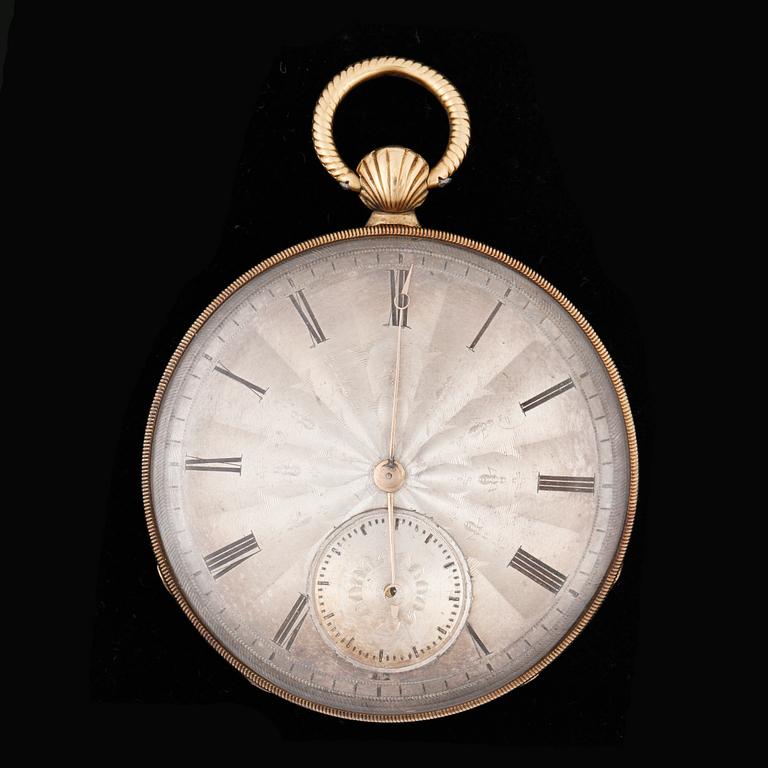 FICKUR, 18k guld, omkring sekelskifte 1900.