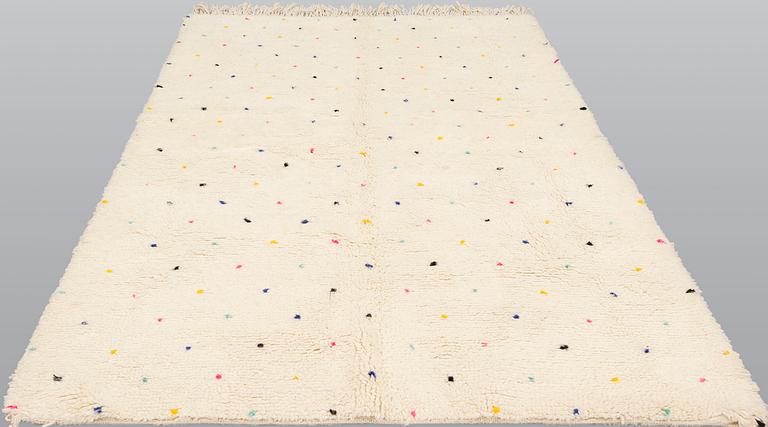 A Moroccan rug, c 248 x 165 cm.