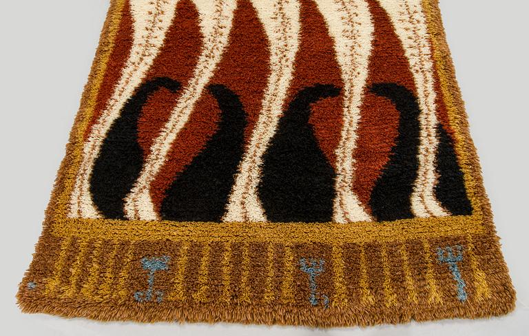 Akseli Gallen-Kallela, rya, modell för Finska handarbetets vänner. Ca 200 x 150 cm.