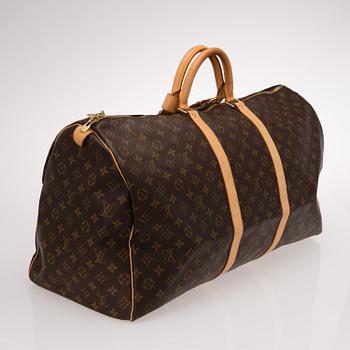 MONOGRAM CANVAS KEEPALL 60 BAG.