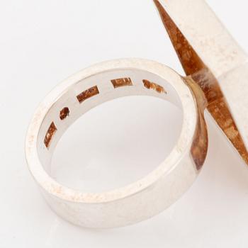 Rolf Karlsson four silver rings.