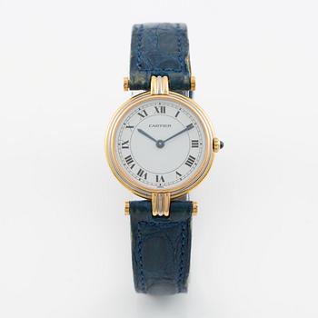 Cartier, Vendôme, "Trinity", wristwatch, 24 mm.